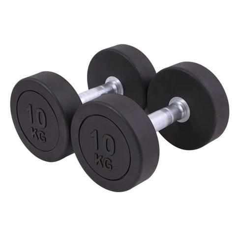 Black Round Dumbbells per kg